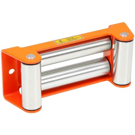 Rollenführung, Heavy Duty, Orange. Verzinkte Rollen.