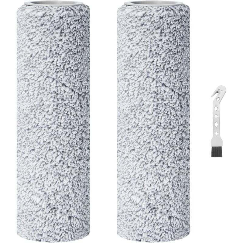 Roller Cleaning Cloths for ECOVACS DEEBOT X8 PRO Omni / X8 Omni / T80 Omni / X9 Pro Omni Robot Vacuum Cleaner, Cleaning Rollers for Robot Vacuum