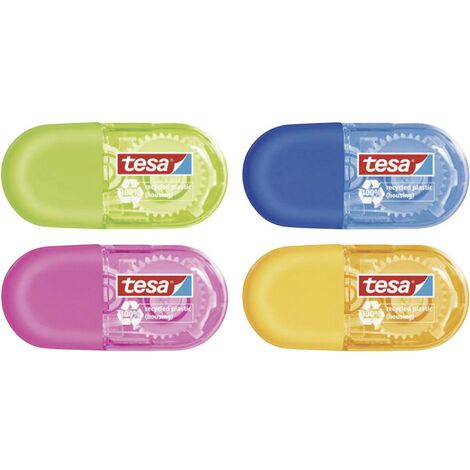 Roller correcteur ecoLogo® tesa 59816-00000-00 bleu, rose, vert, orange (L x l) 6 m x 5 mm 1 pc(s) W27359
