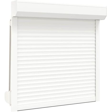 Roller Shutter Aluminium 100x100 cm White