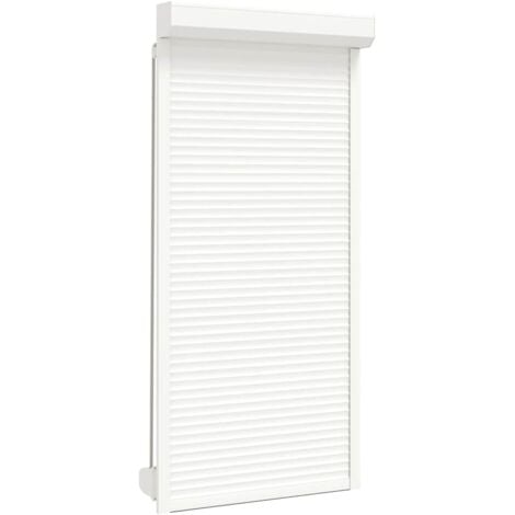 Roller Shutter Aluminium 100x210 cm White