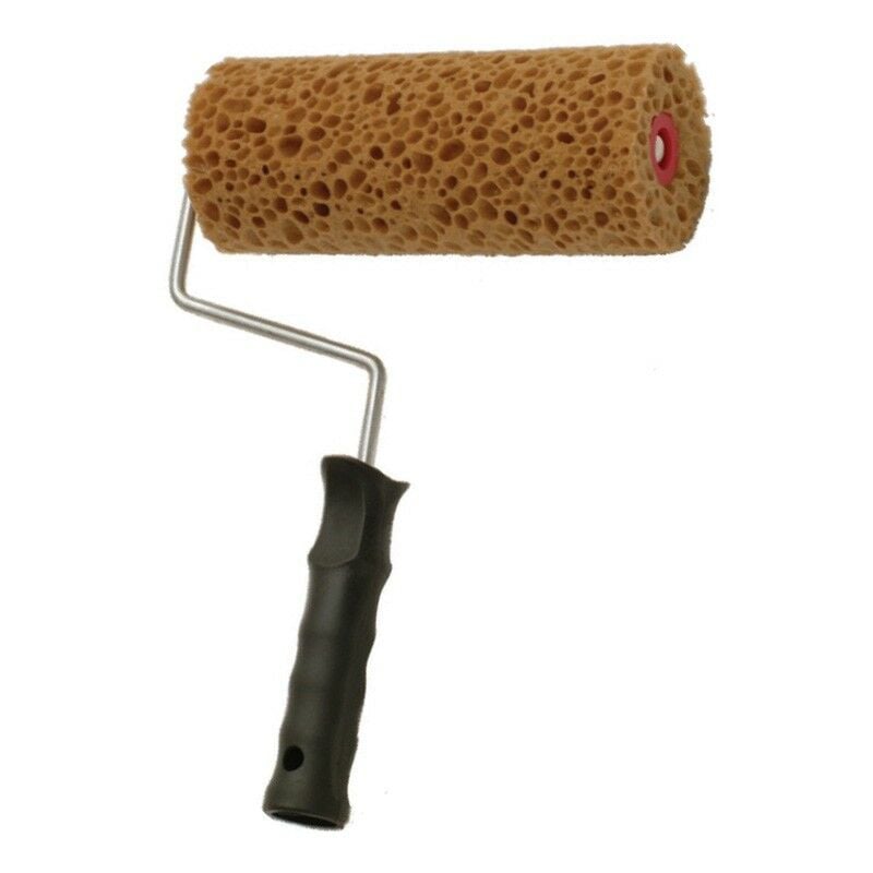 Roller série 1630 minou effet éponge, manche fer, prise plastique 20 cm - Salon