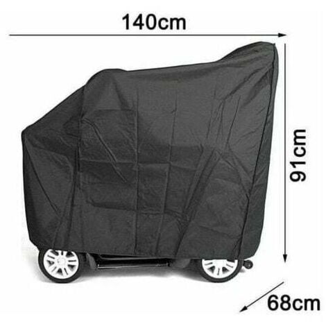Rollerabdeckung 140x68x91cm, Farbe Schwarz