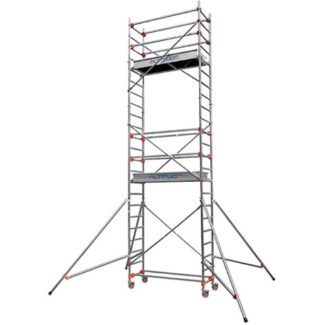 Rollgerüst 2 Bühnne - Max. Arbeitshöhe 6.80m - 613315