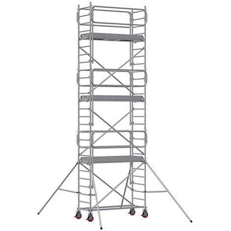 Rollgerüst 6 Gerüstdielen - Max.Arbeitshöhe 13.90m - 7125122