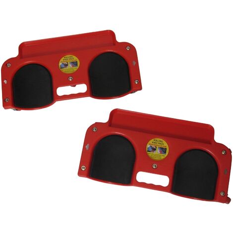 Rolling Padded Knee Protction Pads  x2 &x28Kneeling Board Mat Wheels Kneeboard&x29
