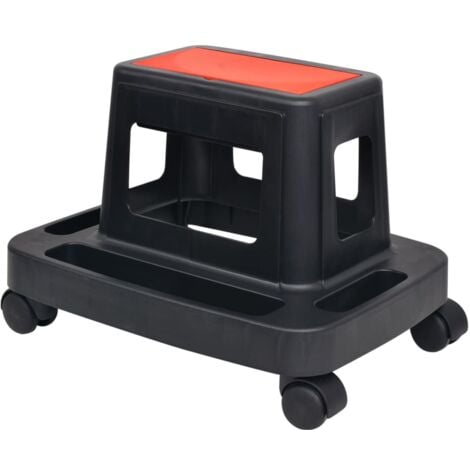 Rolling Workshop Stool with Storage 150 kg vidaXL