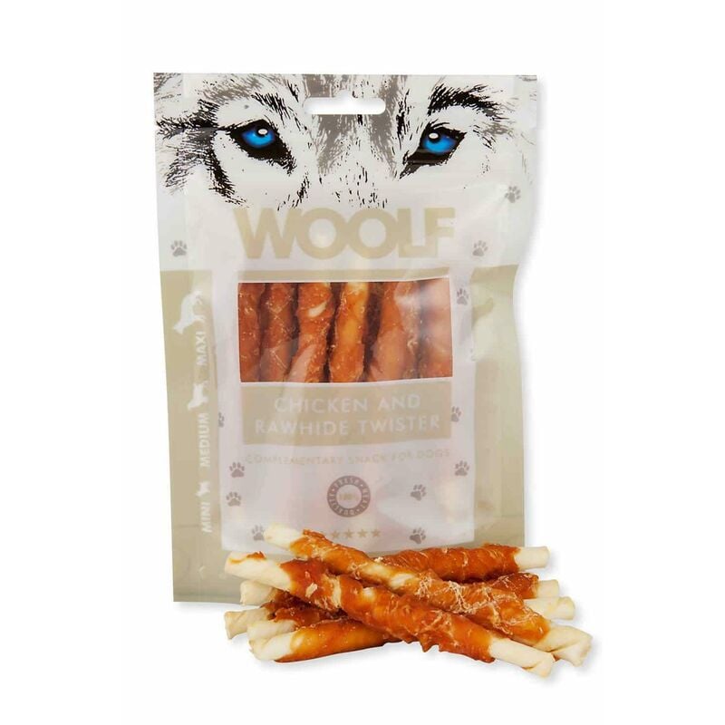

Rollitos masticables con Pollo 100gr - Woolf
