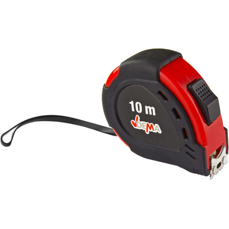 Rollmaßband Maßband Bandmaß 10 m Self-Locking Rollenmaßband Messband mit Magnet