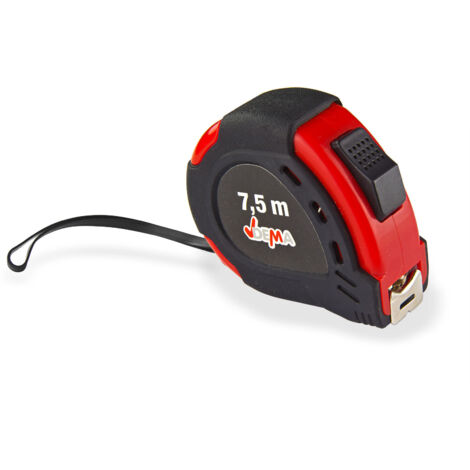 Rollmaßband Maßband Bandmaß 7,5 m Self-Locking Rollenmaßband Messband mit Magnet