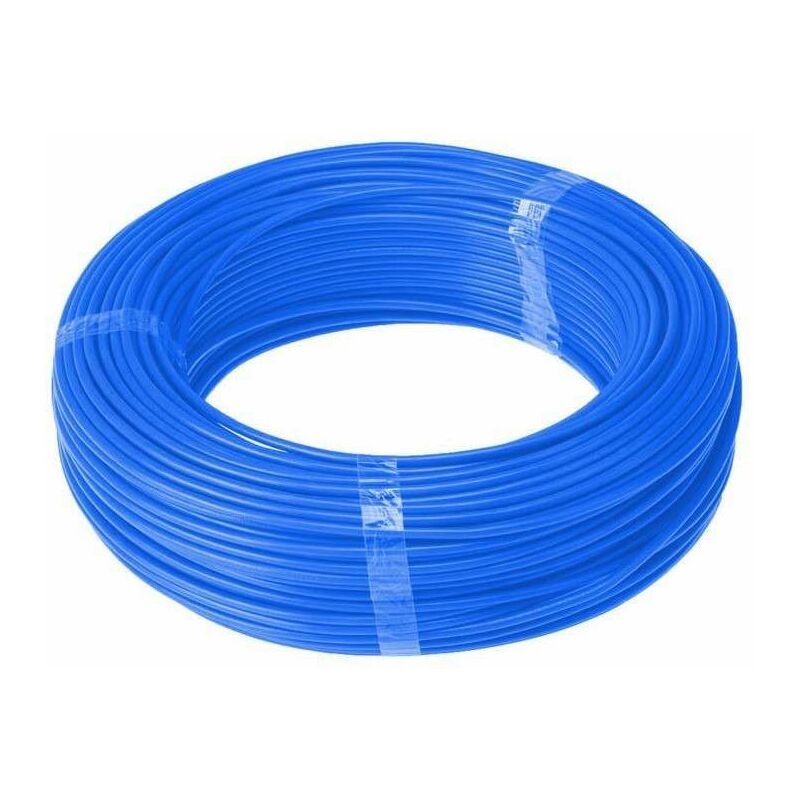 

Rollo 10 metros cable unipolar libre de halógenos CPR 10mm azul