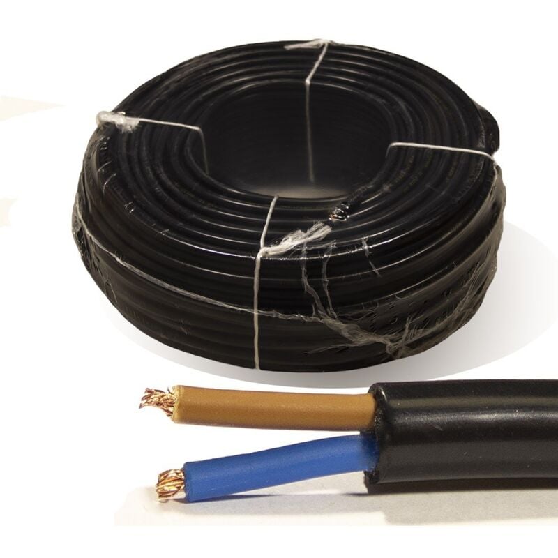 

Rollo 100 mtrs. Manguera 2X1,5 mm² FLEXIBLE PVC RV-K 0,6/1KV
