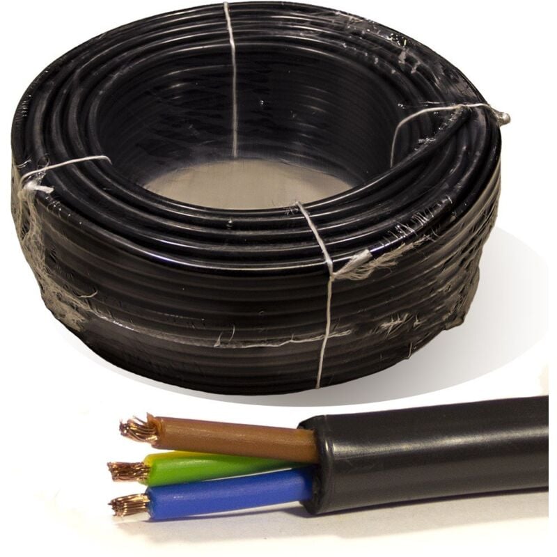 

Rollo 100 mtrs. Manguera 3X2,5 mm² FLEXIBLE PVC RV-K 0,6/1KV