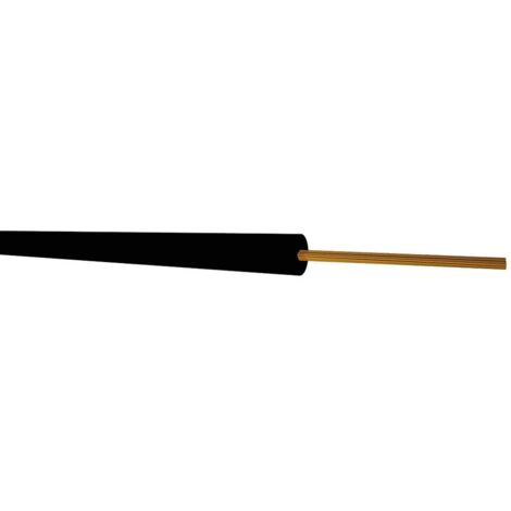 Rollo 100M Cable flexible (1x1.5mm) Negro