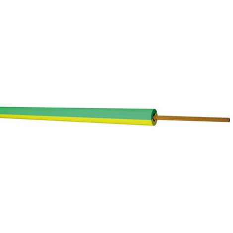Rollo 100M Cable flexible (1x1.5mm) Verde/Amarillo