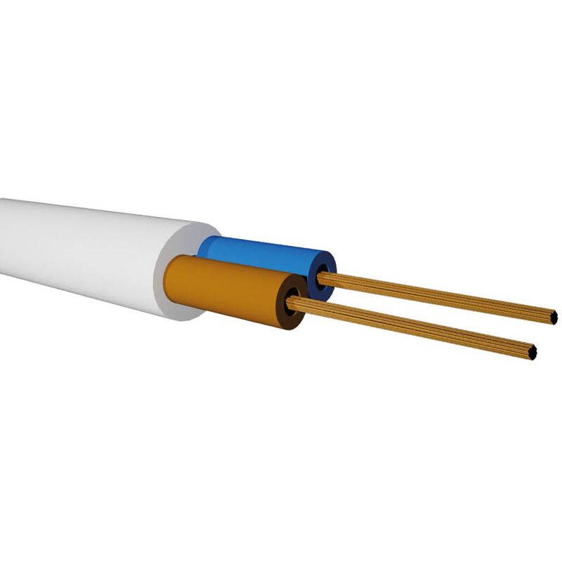 

Rollo 100M Manguera (2x1.0mm) Blanco