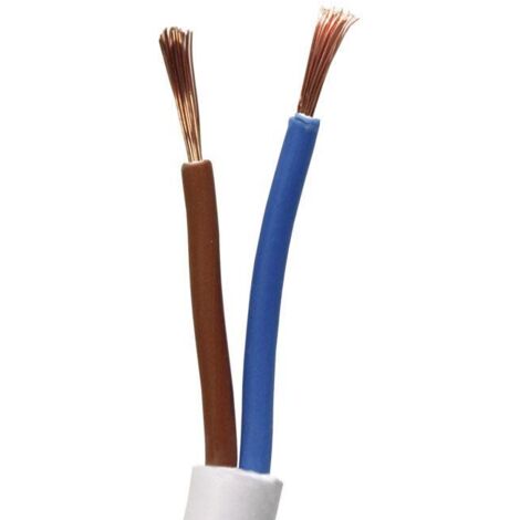ROLLO 100M MANGUERA BLANCO H05VV-F (2X1MM)