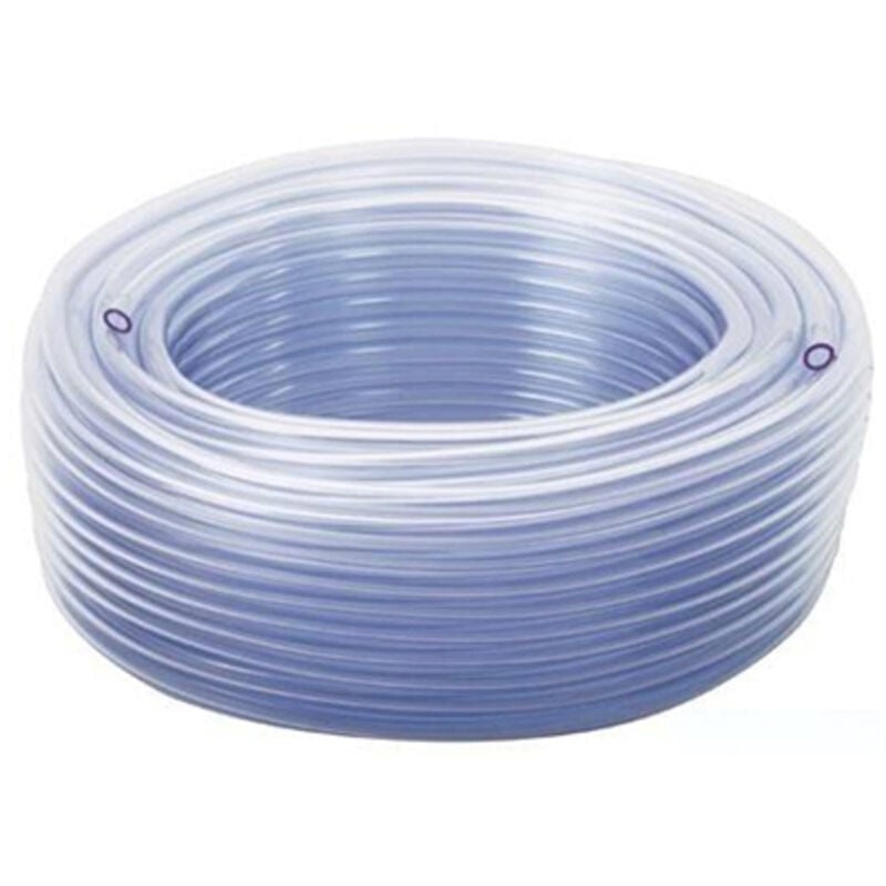 EDM - Rouleau de 100 m de tuyau en verre transparent 4x6 mm