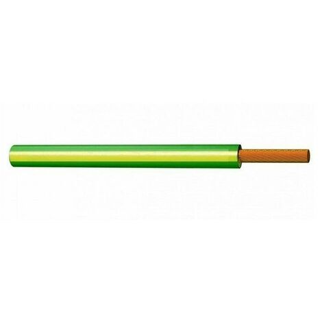 Rollo 100mts cable unipolar flexible H07V-K  25mm - Tierra