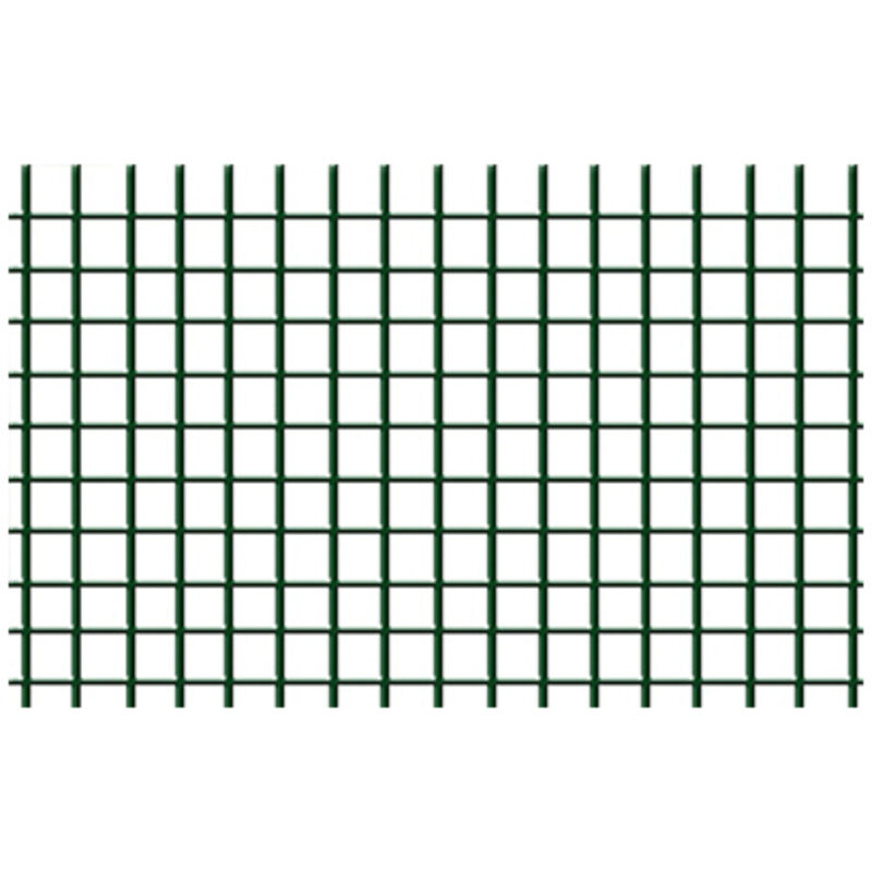 EDM - Rouleau 25mt électrosoudé plastique vert 0.9/1.2mm 16x16mm 100cm