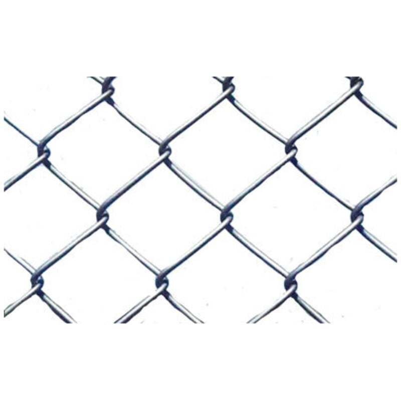 Rouleau de 25 m de clôture en treillis simple torsion 14-50 150 cm galvanisé