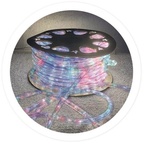 Rollo 48M tubo LED flexible 8 funciones RGB