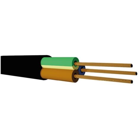 Rollo 50M Manguera RV-K flexible (3x2.5mm) Negro