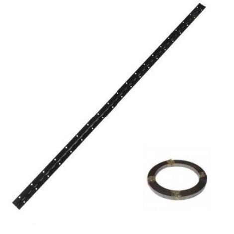 ROLLO 5M /25M BISAGRA PIANO ACABADO NEGRO