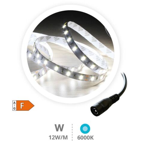 Rollo 5M tira LED 12W/M 6000-6500K IP44 24V