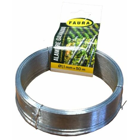 Rollo Alambre Galvanizado Ø1mm x 50 m (Faura)
