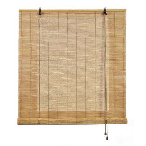 Rollo Bambus ockerfarbener Griff 90x175cm Cintacor - Storplanet