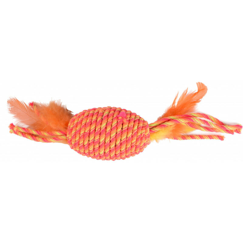 

rollo BIBI naranja de 29 cm. Juguete para gatos.