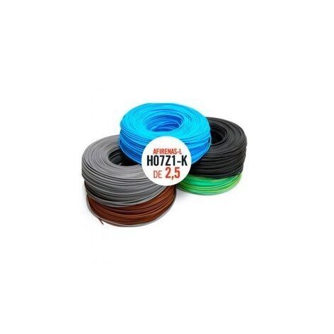 Rollo cable 200mtrs- 2,5 mm² Libre de Halógeno  Gris