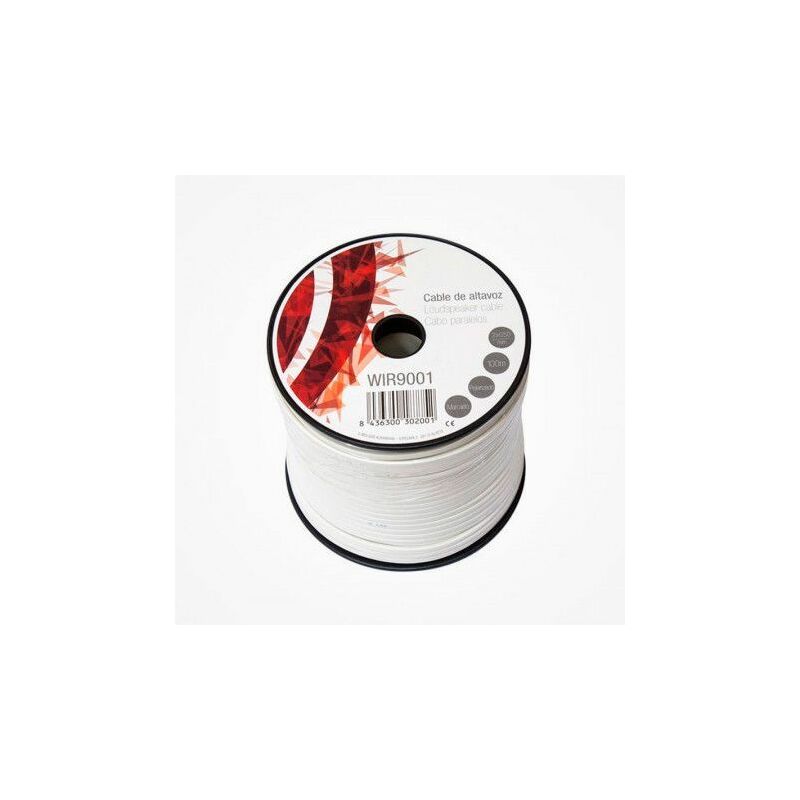 

Rollo Cable Altavoz 2X0,5 100M. Blanco