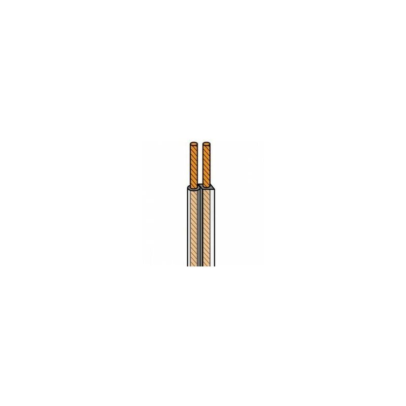 

Rollo Cable Altavoz 2X1 100M.Transparente