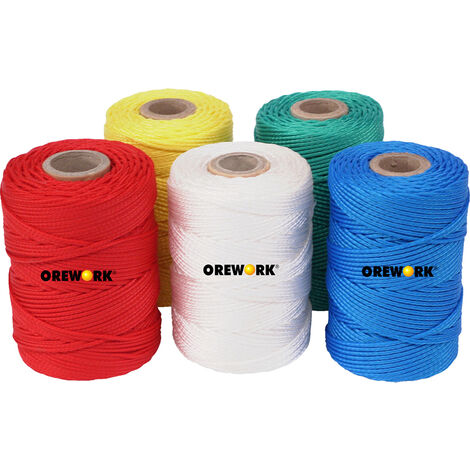 Rollo cuerda albañilería 8842 - Blanco - 100 m