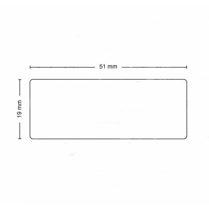 

Rollo de 500 Etiquetas Adhesivas tamaño 19mm*51mm*500 Unidades compatible Dymo11355