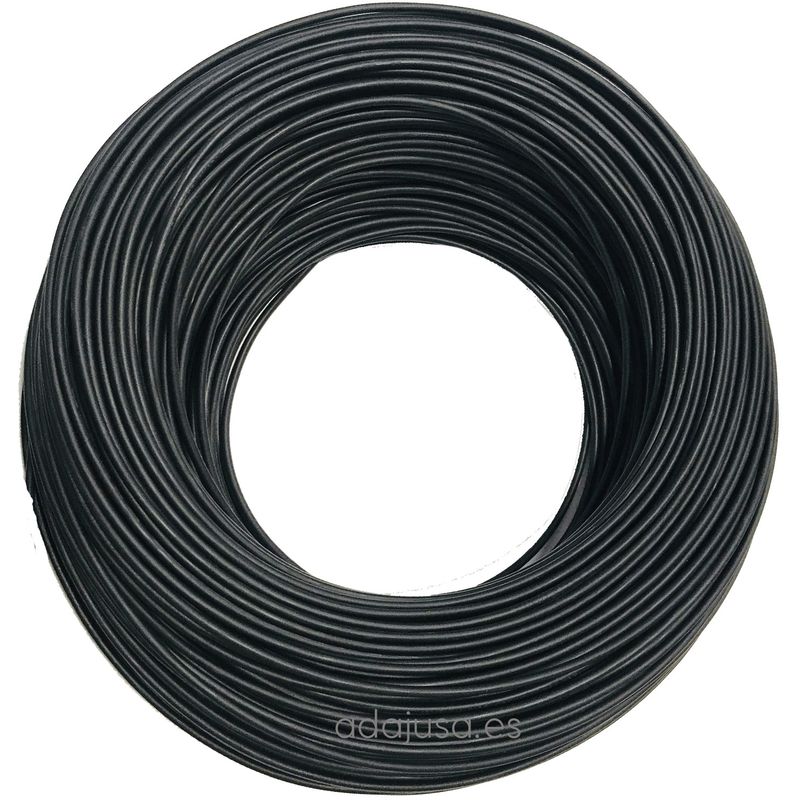 

Rollo de cable flexible unipolar 10 mm color negro 100m