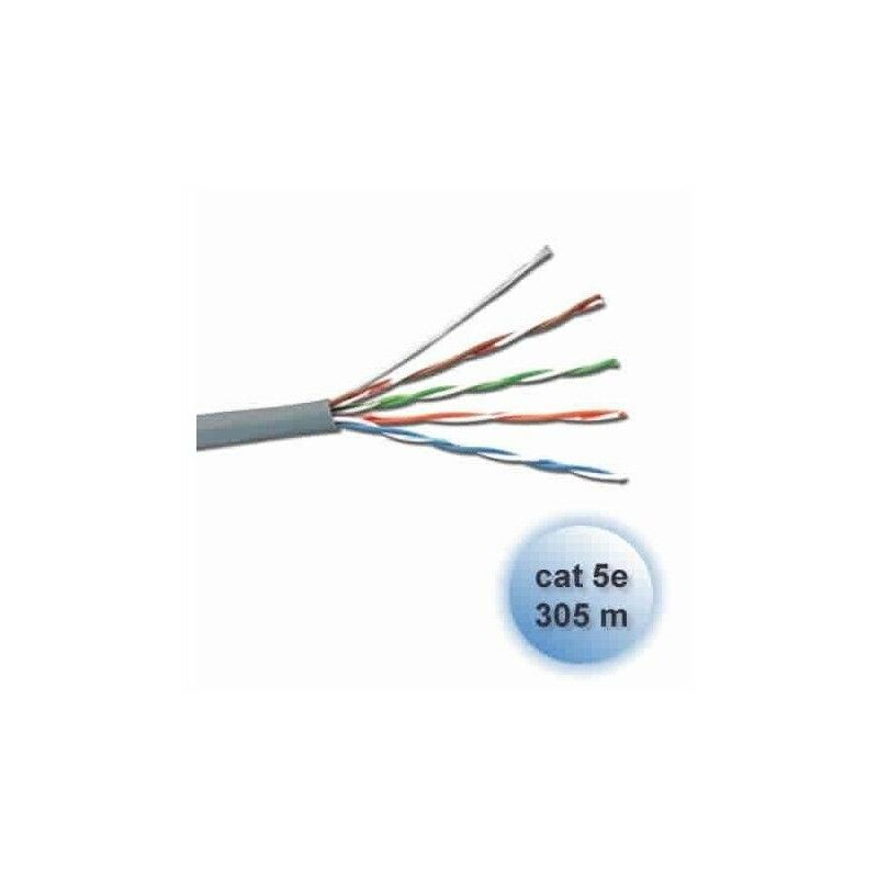 

Rollo de cable UTP cat. 5 PVC 305m gris 529004CC4P - General Cable