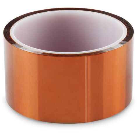 rollo de cinta de poliamida Kapton de alta temperatura de 50 mm, utilizada para enmascarar, soldar, trabajos eléctricos, etc.