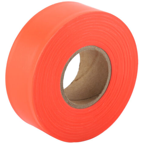 Rollo de cinta de precaución para marcar campamentos de alta visibilidad (naranja)