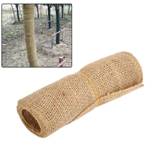 Rollo de cinta de yute para proteger árboles en invierno, 15 cm x 5 m.