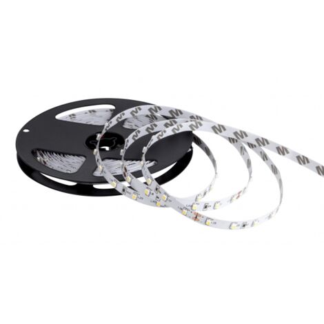 Rollo de cinta led 5m 24w 3200k 300 led 24v Ip20 0.2x0.8x500 discovery no estanco