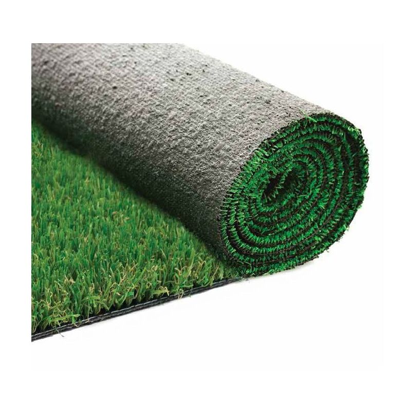 Tapis de pelouse synthétique, fausse herbe artificielle, 20 mm, 1x10 mt, 48702