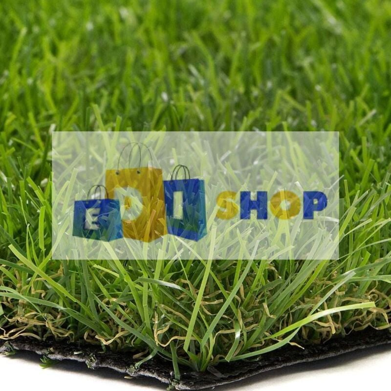 Divina Home - Tapis de pelouse synthétique, fausse herbe artificielle, 25 mm, 1x10 mt, 48707