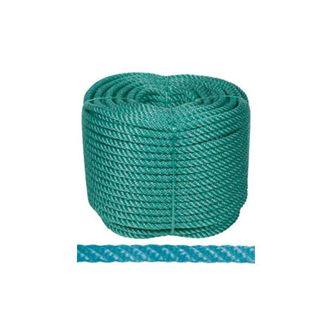 Rollo de cuerda de polietileno Rombull Verde14mm Verde 100m