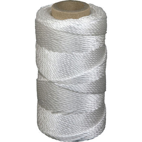 Rollo de cuerda para albañilería - Blanco - 150 m
