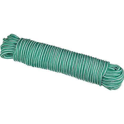 Rollo de cuerda - Verde - Ø 4 mm - 25 m