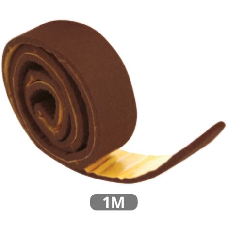 Rollo de Fieltro adhesivo protector marrón 100cm