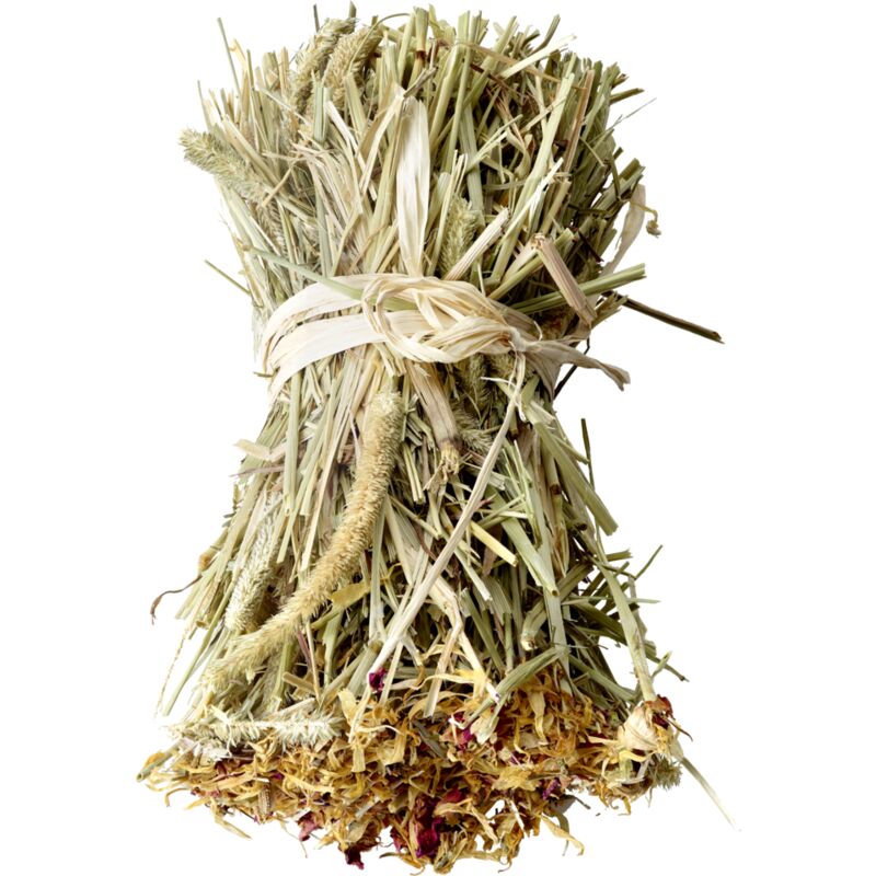 

Rollo de heno de fleo enriquecido con diente de león y orégano 70G para roedores